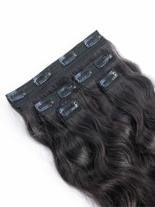 Full Clip Set | Wavy Hair Extensions - Topee