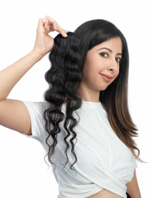 2 Set Hair Extensions Volumizer | Curly Hair Texture for Added Volume - Image 3