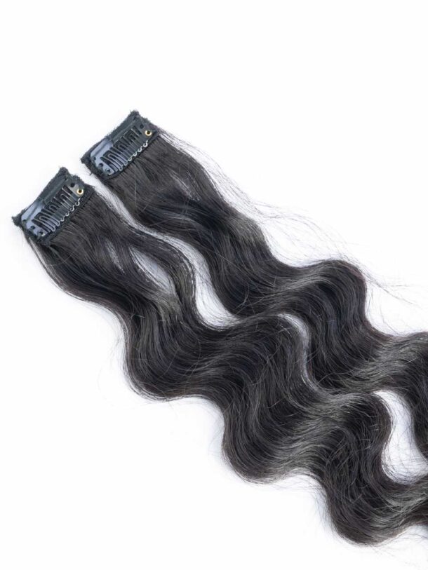 Full Clip Set Hair Extensions | Curly Hair Texture for Added Volume - Image 3