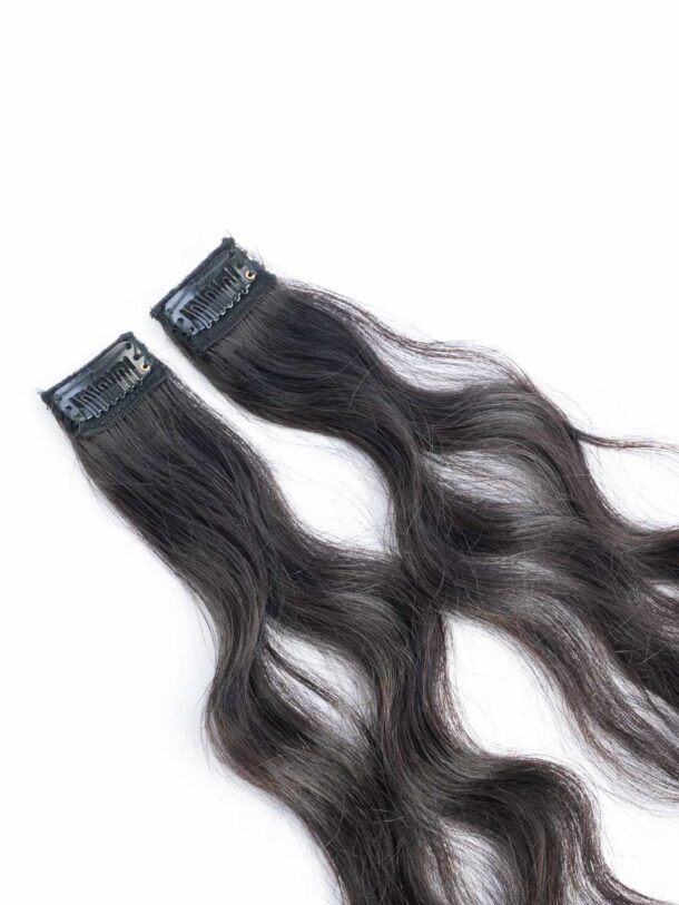 Full Clip Set Hair Extensions | Wavy Hair Texture for Natural Volume - Image 4