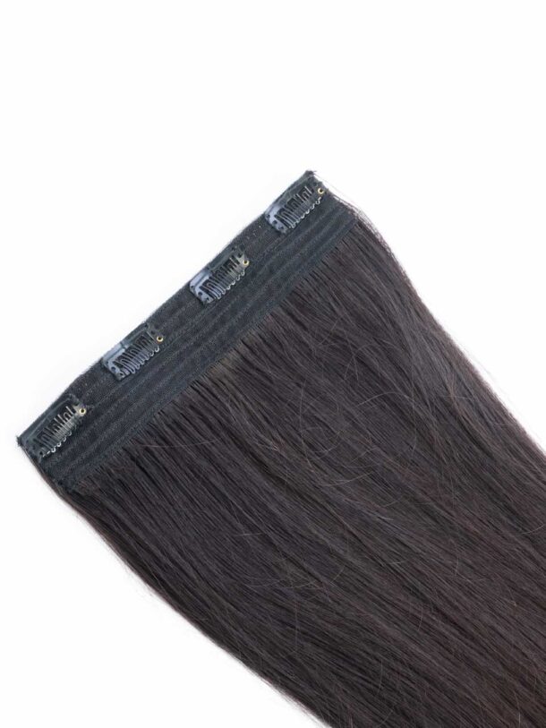 Single Piece Hair Extensions Volumizer | Straight Hair Texture for a Sleek Look - Image 2
