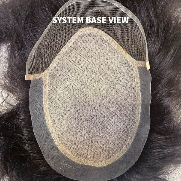 Topee Silk Base Hair Patch With Lace Front & Poly Sides | Ultra Natural Hair Quality
