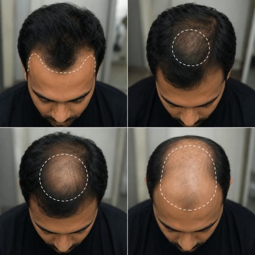 hair loss stages men